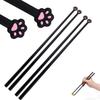 2 Paar Einzigartige Katzen-Themen-Essstäbchen Geschenk für Haustierliebhaber Elegant Nachhaltig Lebensmittelechte Materialien Besteck