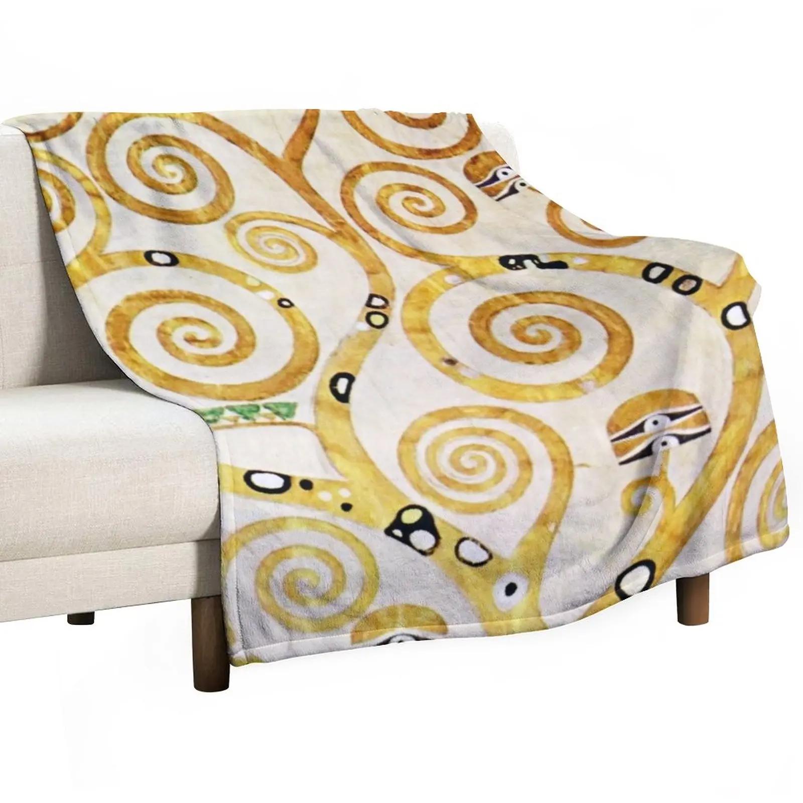 

Gustav Klimt - Tree Of Life Throw Blanket Large Blanket bed plaid Soft Plaid 30x40in