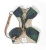 Ferryk Tartan Check Vest Size 3 Harness, Green,