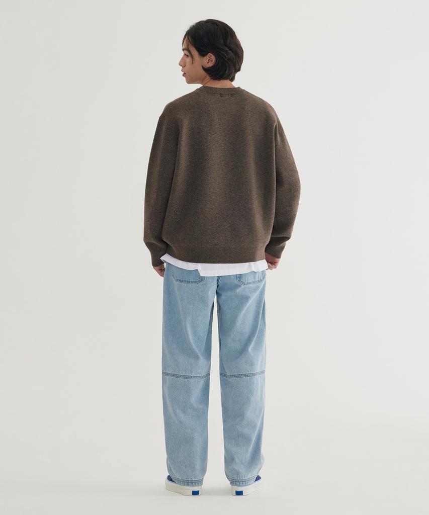 COVERNAT Center Arch Logo Knit Charcoal