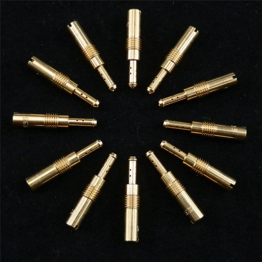 12pcs Set Slow/Pilot Jet For PWK Keihin OKO CVK 30, 33,35,38,40,42,45,48,50,52,5