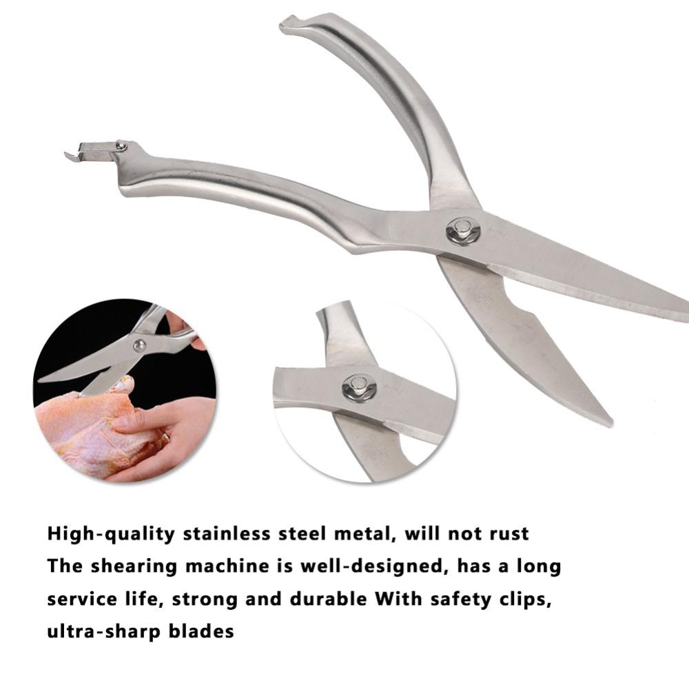 Ultra Blades Heavy Duty Shears Safety Lock Food Prep Scissors Kitchen Scissors For Chicken