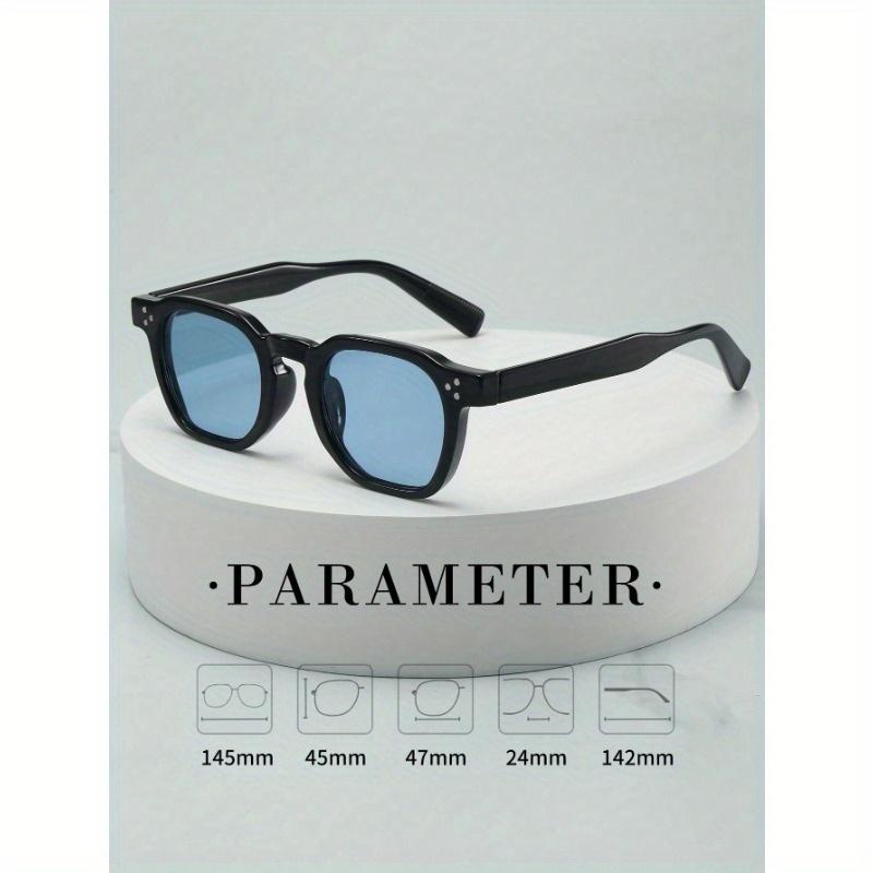 1pc Men's Oval Small Frame Simple Stylish Fashion Fashion Glasses (Suitable For Driving, Travel, Casual, Vacation, Outdoor Sports, Daily Use)