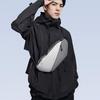 GOLF Chest Bag , Crossbody Bag, Lightweight Shoulder Bag, Phone Bag, Water-Resistant, Cycling Waist Pack, Grey-White