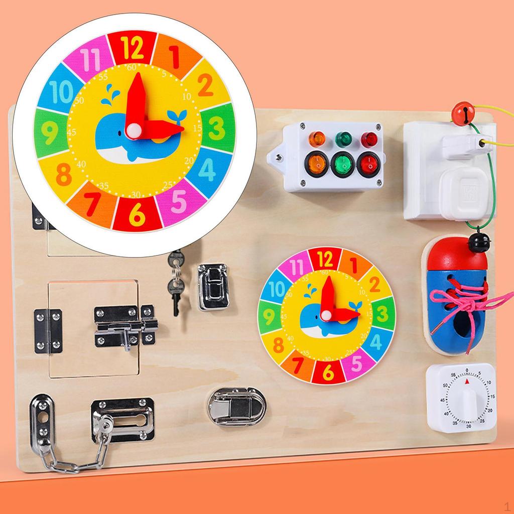Busy Board Material Developmental Toys Smooth Puzzles DIY Accs Sensory Toy Parts for Cognition
