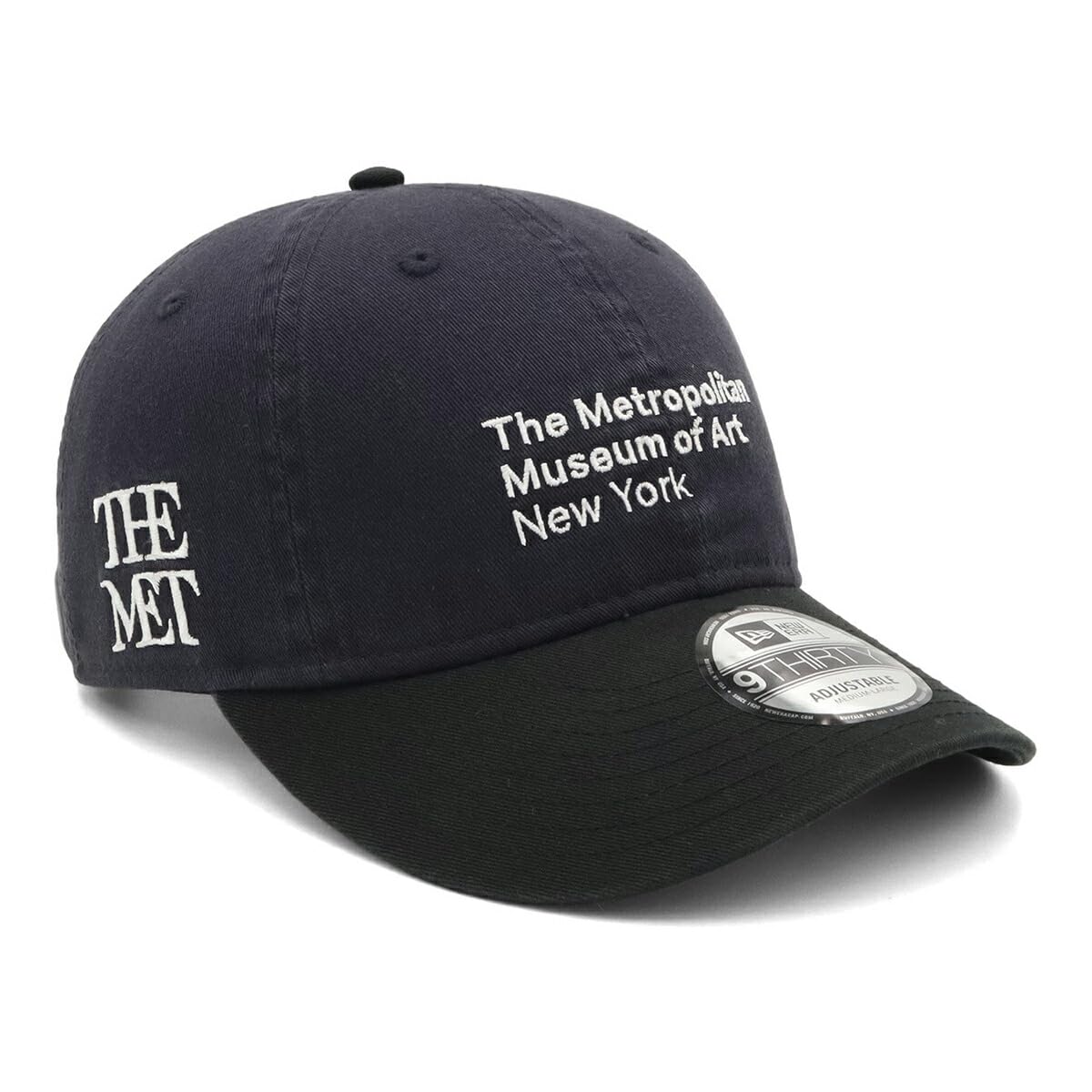 

Кепка THEMET Collaboration Metropolitan Museum of Art 930 THE MET LEATHER STRAP NVY BLK [New Era] Темно-синий/черный M/L