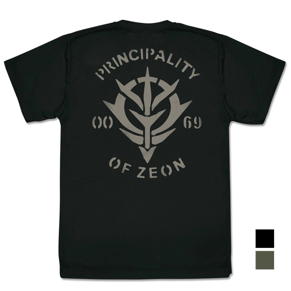 Mobile Suit Gundam Zeon Armed Forces Dry TShirt Black Japan New Pre M