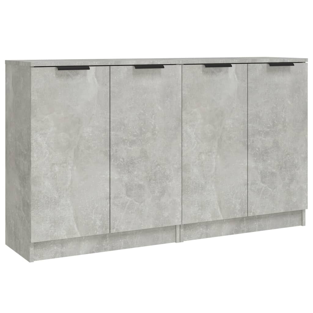 Vidaxl Szafki 2 Szt., Szary Beton 60X30X70 Cm, Materiał Drewnopochodny