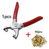 1pcs 40pcs Eyelet Pliers Eyelet Rivets 1pcs 40pcs 7mm Stainless Steel/coppper 100pcs Matched Eyelet Rivets 15cm