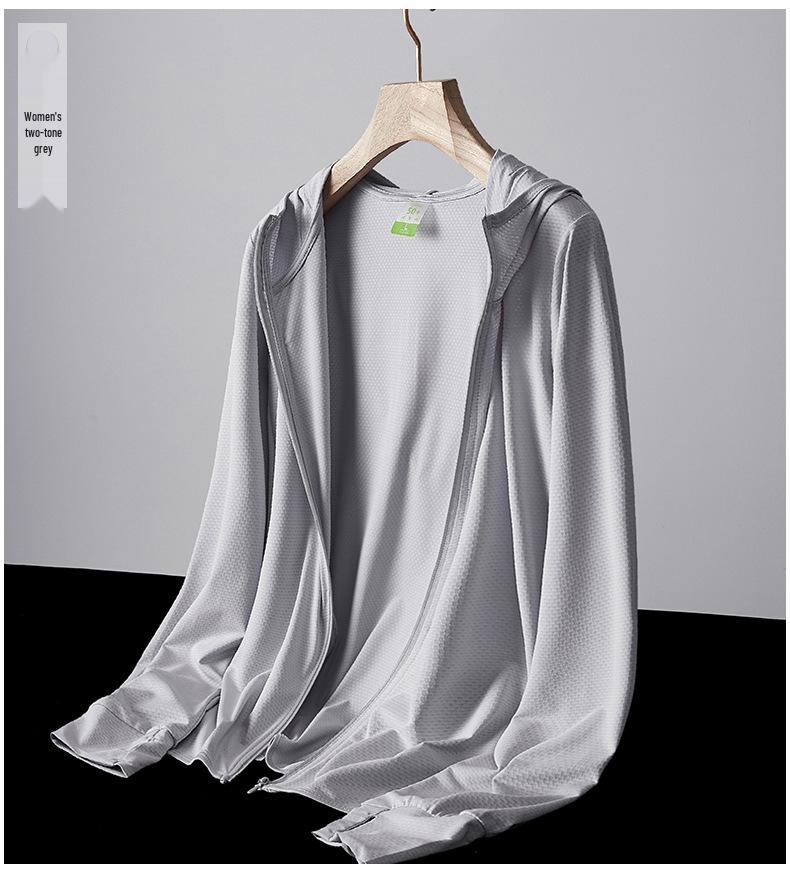 Unisex Sommer Kapuzen-UV-Schutz Strickjacke