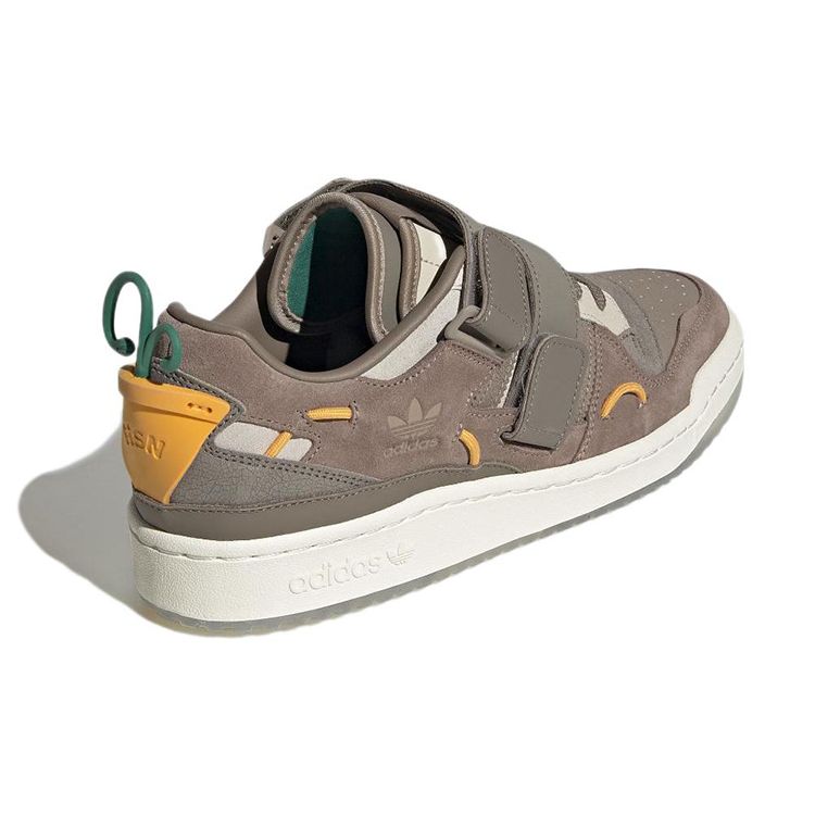 FiSN x adidas Forum 84 Low Simple Brown Унисекс Кроссовки Хаки-Коричневый — фото 4