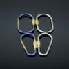 Titanium Legering Karabinier Vergrendelingshaak voor Kamperen en Backpacken
