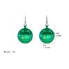 Colorful LED Earrings with Disco Balls Style Nightclub Earrings Plastic Texture Suitable for Party Wear and Clubbing Wear