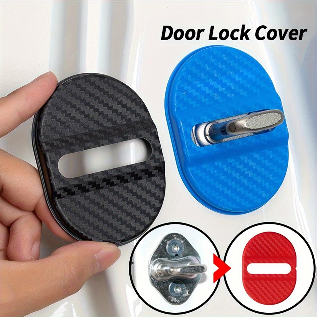 4PCS Universal Car Door Closing Shockproof Plastic Cushion Mute Shock Absorber Protective Covers Car Door Latch Accessories