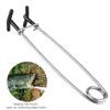 4PCS Stainless Steel Fish Mouth Spreader T-Shaped Fish Hook Extractor  Fishing Accessory