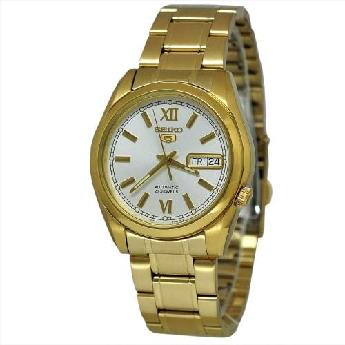 

SEIKO SEIKO5 SNKL58K1 Seiko Five Mechanical Men s Gold White