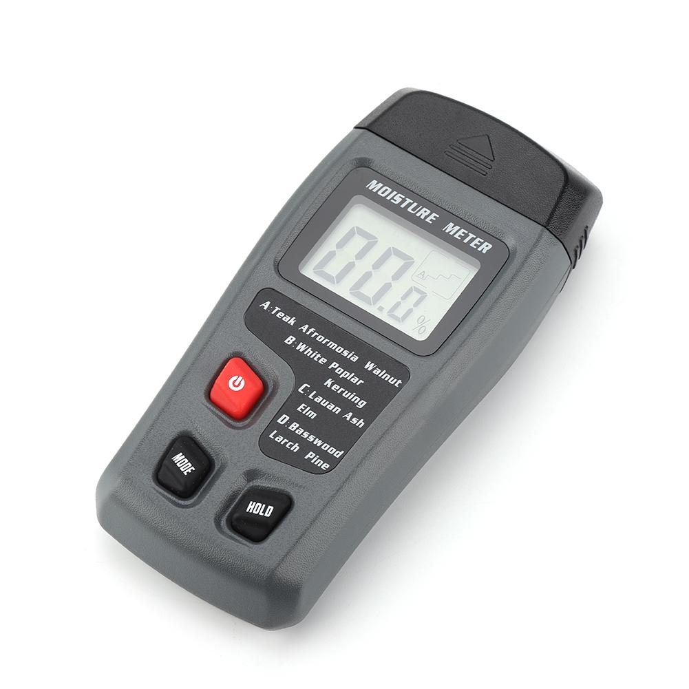 Digital LCD Wood Moisture Meter Humidity Tester Timber Damp Detector