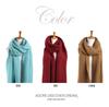 Knitted Wool Scarf Women's Thermal Scarf Gloves Hat Three-piece Set
