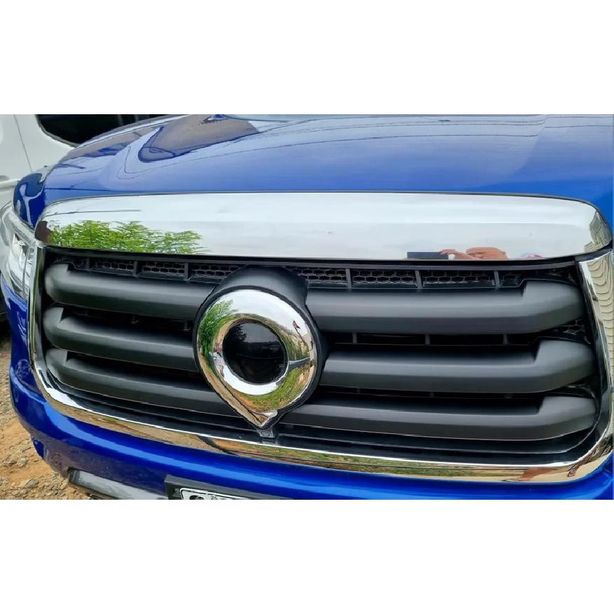 For Great Wall Cannon GWM Poer Ute   ABS Matte Front Grille Hood Engine Cover Trim Decor Sticker Car Styling Accessories