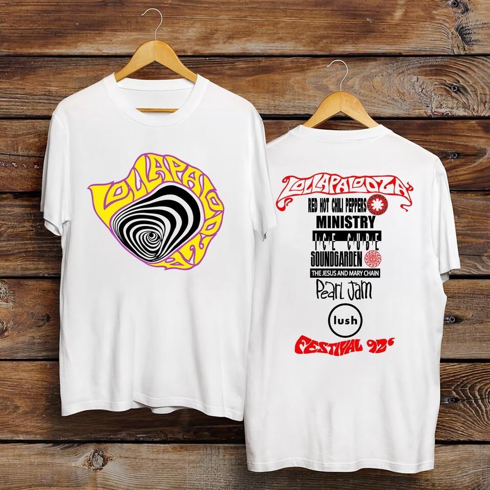 Lollapalooza 1992 Concert Tour Shirt Gift family Unisex S-234XL D2053 Unisex T-Shirt XXXL