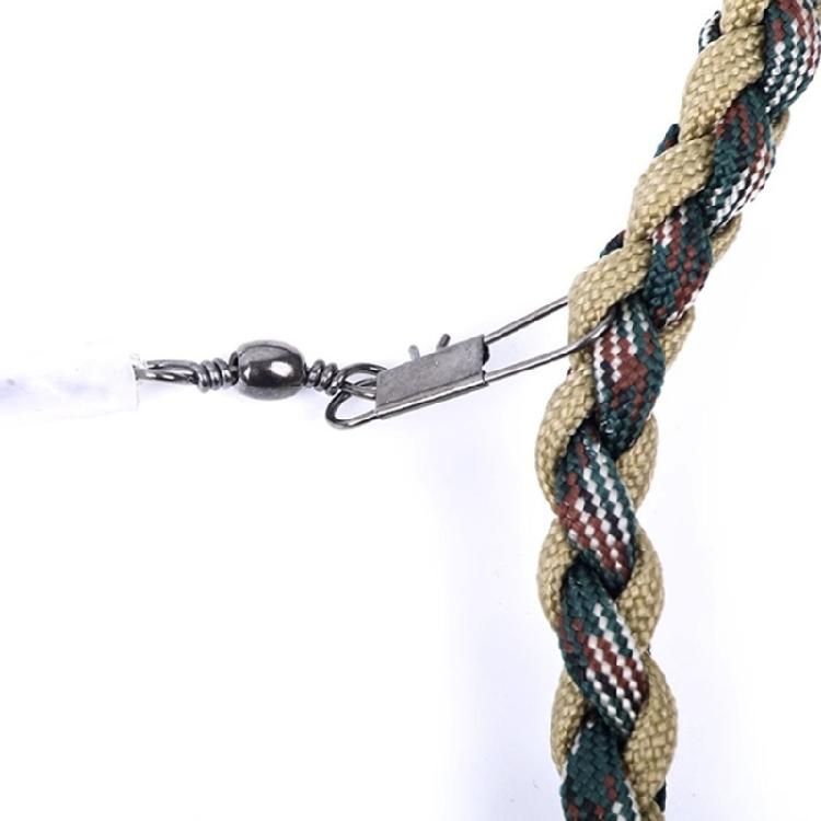 Nylon Braided Fishing Tool Holder Lanyard Multifunctional Fly Fishing Lanyard Necklace Fishing Gear Equipment Accessory