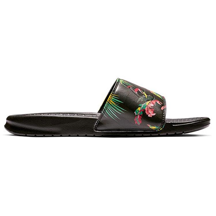 Nike Benassi Jdi Print Slide Black Tropical 631261-023