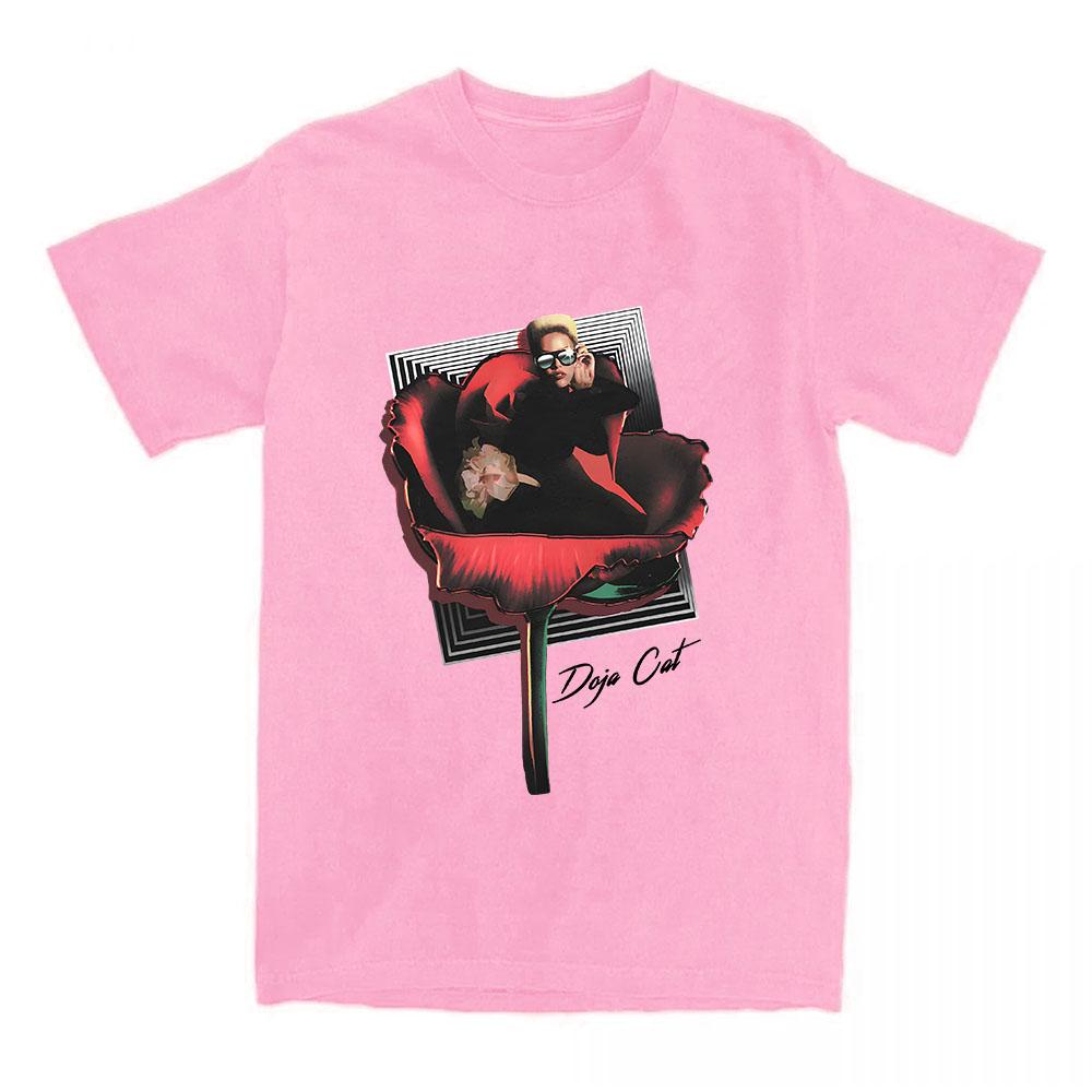 VIE IN BLOOM T-SHIRT Doja Cat Fashion Singer Graphic Tshirts Cotton Short Sleeve Female T Shirt Casual Unisex Streetwear Print