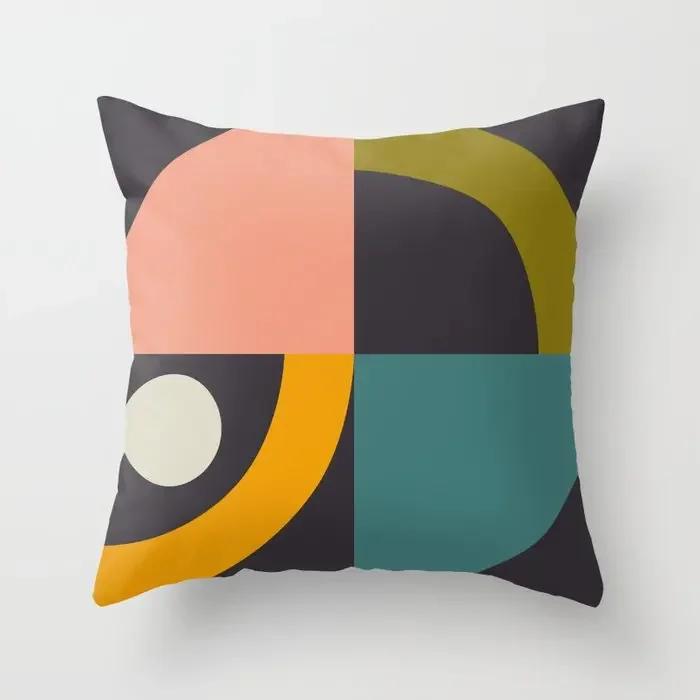 Bedroom Living Room Decoration Home Decor Abstract Pattern  Sofa Cushion Cover