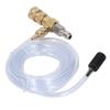 Chemical Injector Brass Stainless Adjustable Downstream Injector with 9.8ft Tube for Pressure Washer 5000PSI