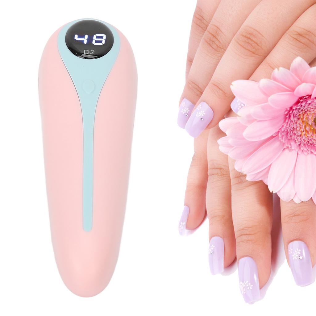 LED Nail Lamp 5W 3pcs Light Chips 30s 60s Timing 365nm 405nm Handheld Nail Polish Curing Lamp