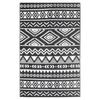 Outdoor Rug ARAKIL Black 190x290 cm PP