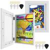 1/2/4Pcs Children Art Frames Front Open Changeable Kids Frametory for Poster Photo Drawing Paintings Pictures Display Home Decor
