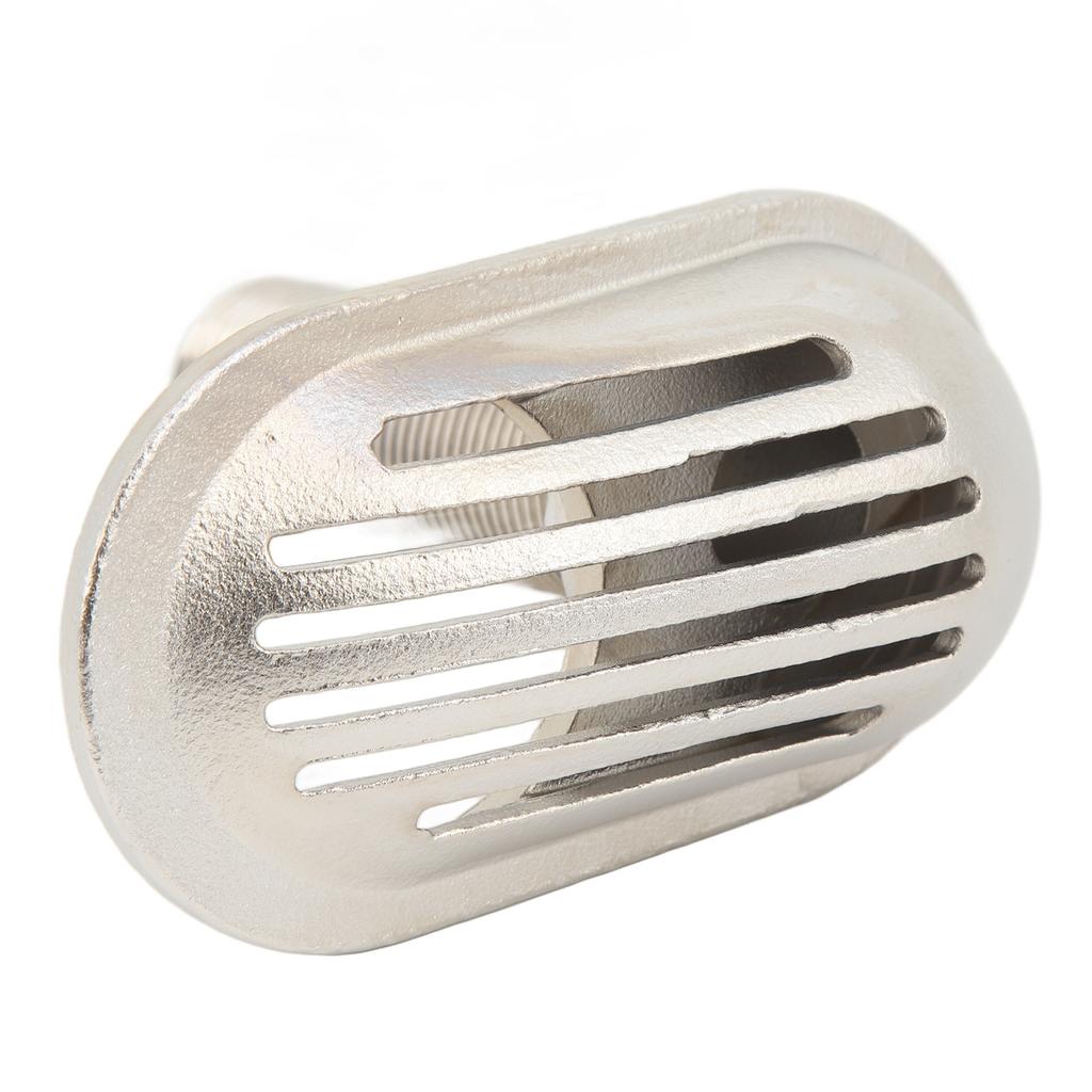 Marine Intake Strainer Stainless Steel 316 Thru Hull Water Pickup Filter for Boat Yacht Kayak Replacement Accessories