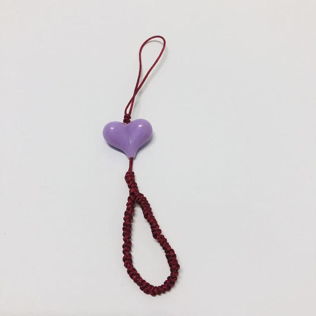 Handmade Heart Beads Tassel Bookmark & Fan Ornament - DIY Ancient-Style Gift Accessory