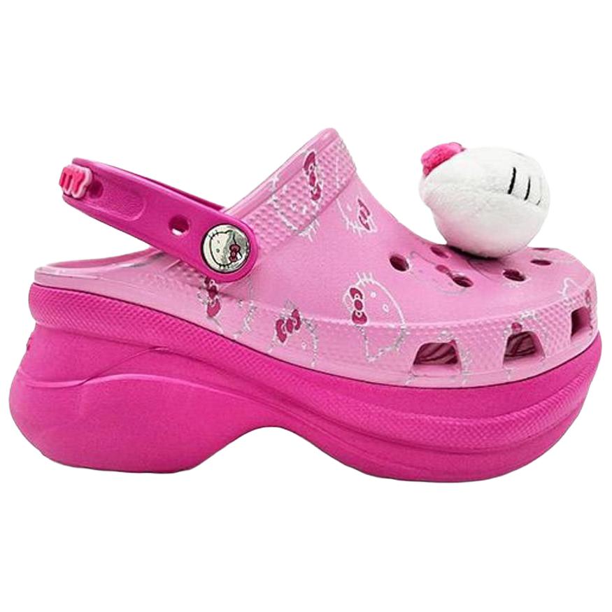 Crocs Hello Kitty x Classic Bae Clog Pink Whiskers Women Sneakers 211199-90H