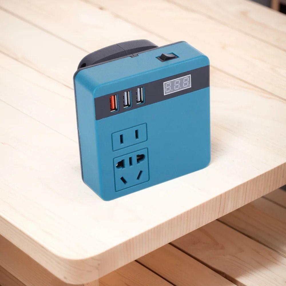 DC 21V To 220V Lithium Battery Inverter for Makita For Outdoor Activities