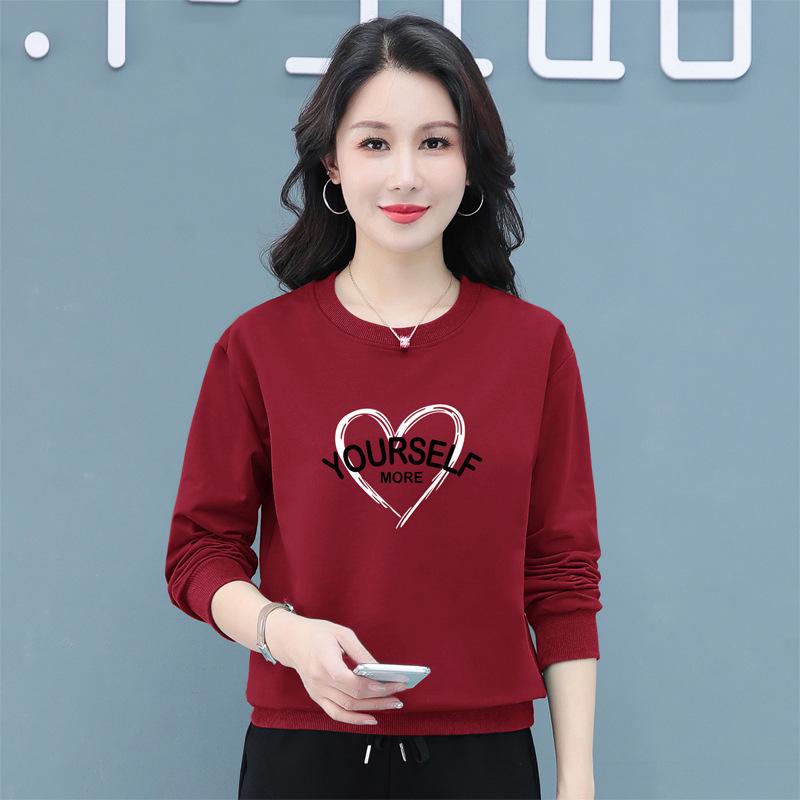 

Женская черная бархатная толстовка Plus: Новый свободный крой для осени и зимы 4XL (77.5-85 kg)