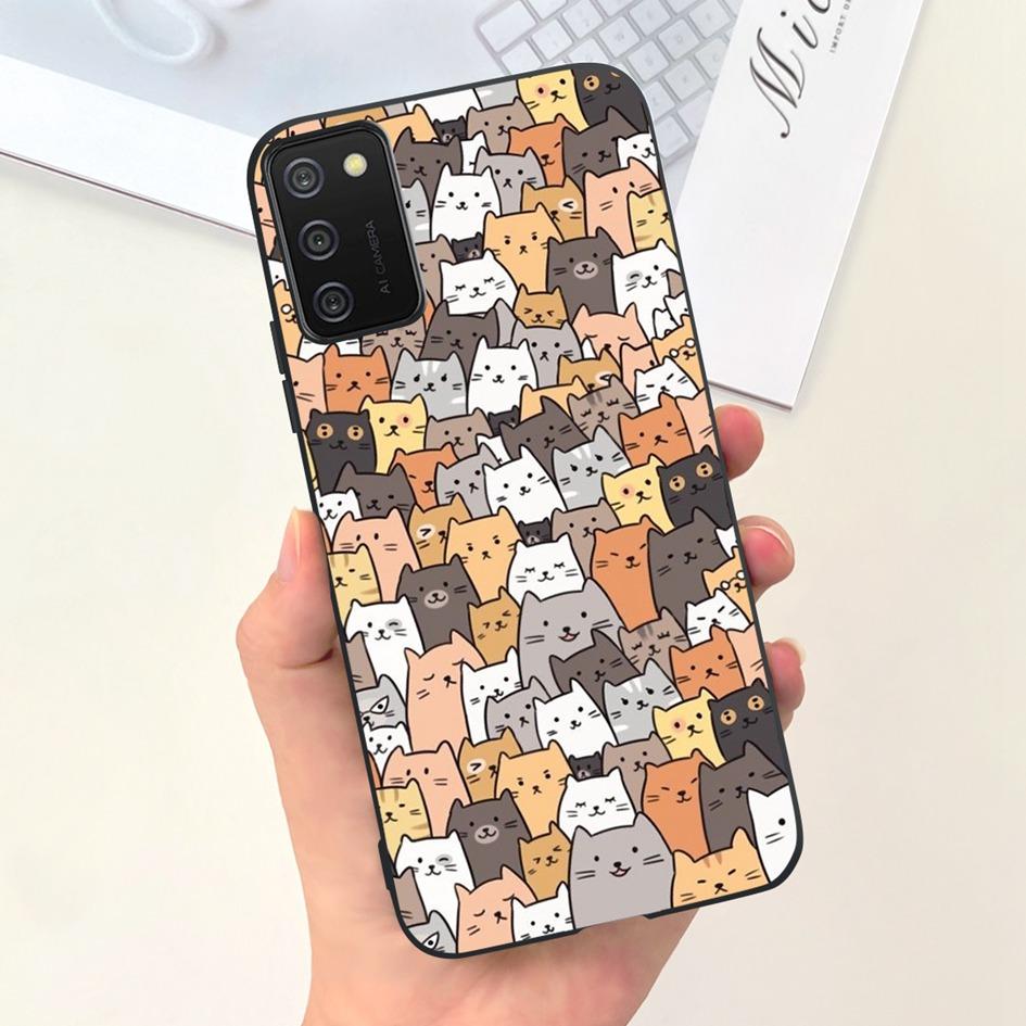 For Samsung A03s A02s Case New Fashion Flower Butterfly Shockproof Bumper For Samsung Galaxy A03s SM-A037F A 02s SM-A025F Covers