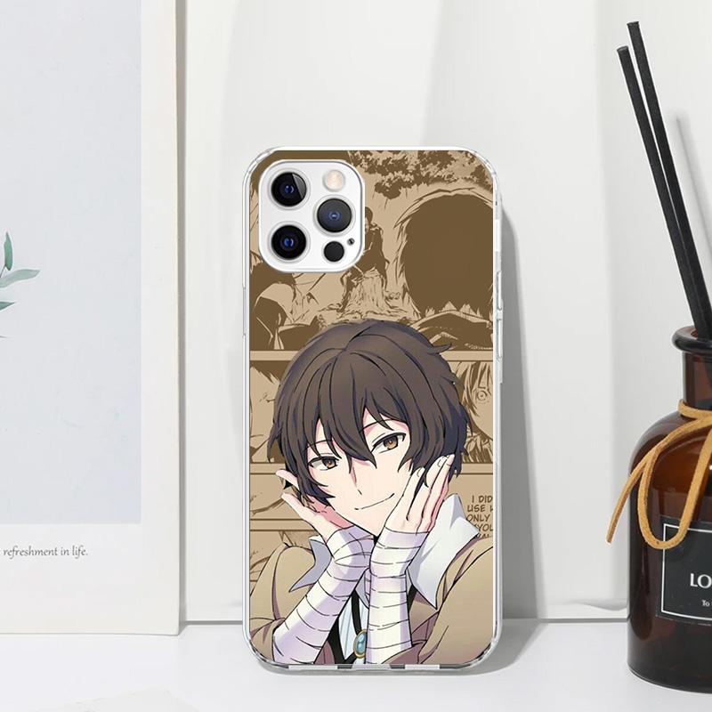 Bungo Stray Dogs Dazai Phone Case For Iphone 17 Air 16 15 Plus 16E 14 Pro Max 13 Mini 12 11 7 8 SE Fundas Soft Back Cover 17 Air