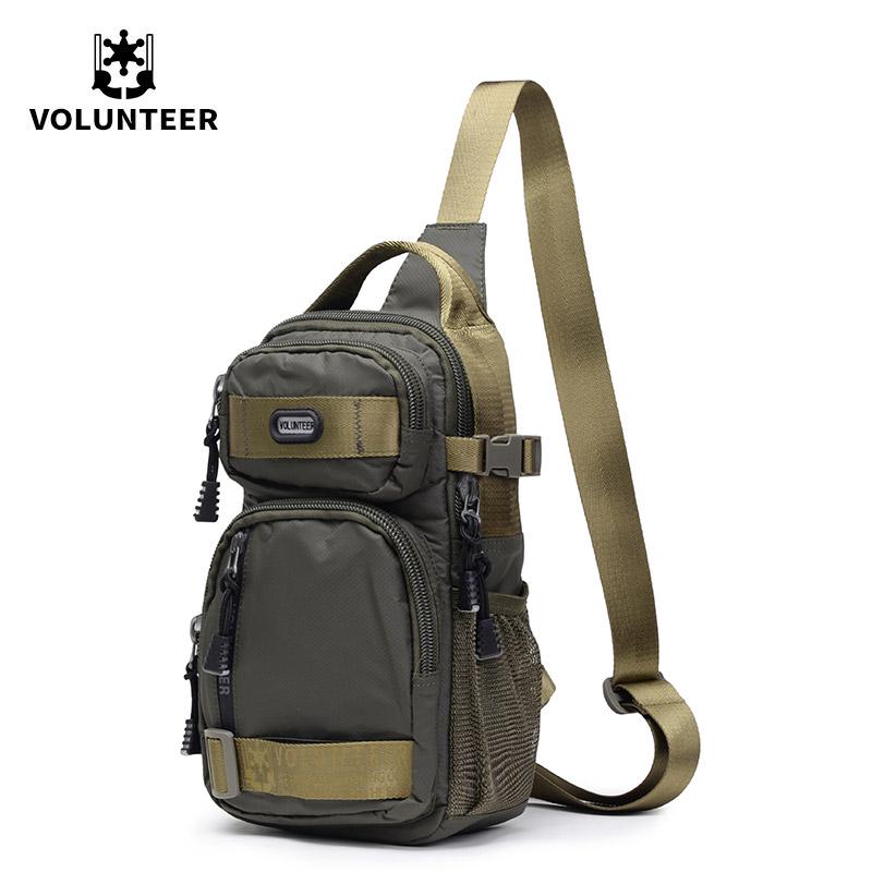 2025 Men's Large Capacity Canvas Chest & Shoulder Bag – Multifunctional Tactical Crossbody with Oxford Cloth for Outdoor Use