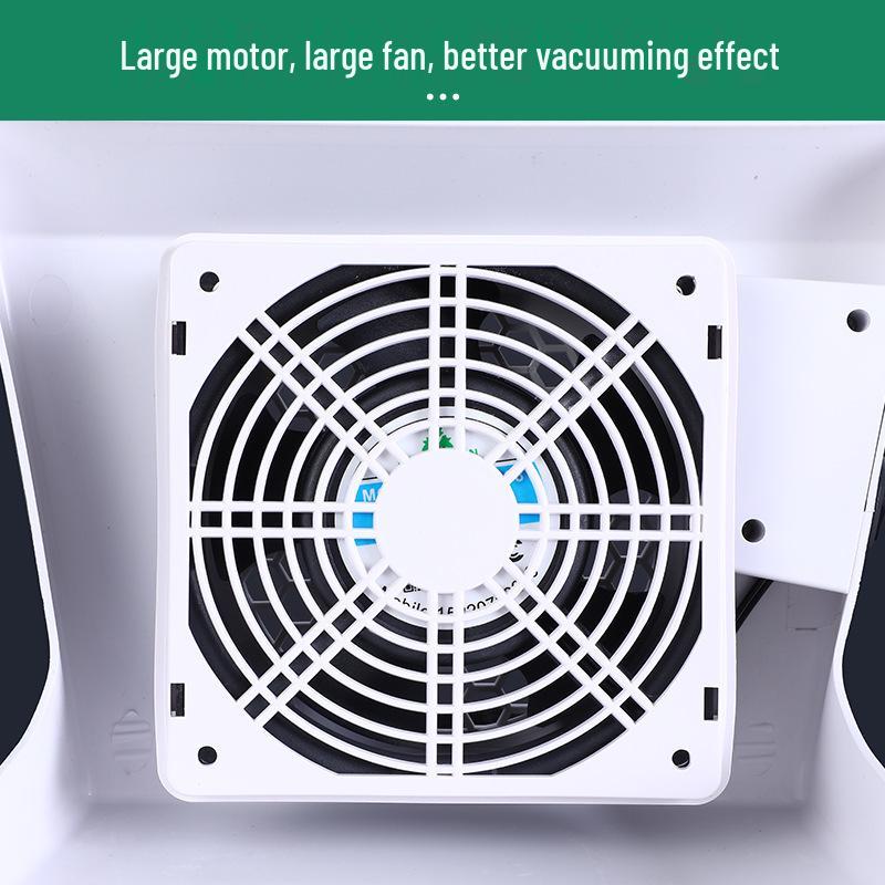 High-Suction Silent Desktop Vacuum for Walnut Sanding and Dust Collection