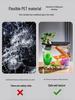 Clear Plastic Fish Tank for Desktop Landscaping - Turtle, Goldfish, Micro Ecosystem Aquarium