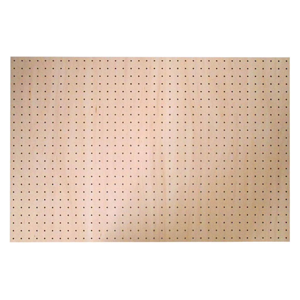 Waki Sangyo Classic Perforated Board, Approx. 600 x 900 x 5.5mm Thick, Shelf, Wall Hanging, Hooks, ANB-705