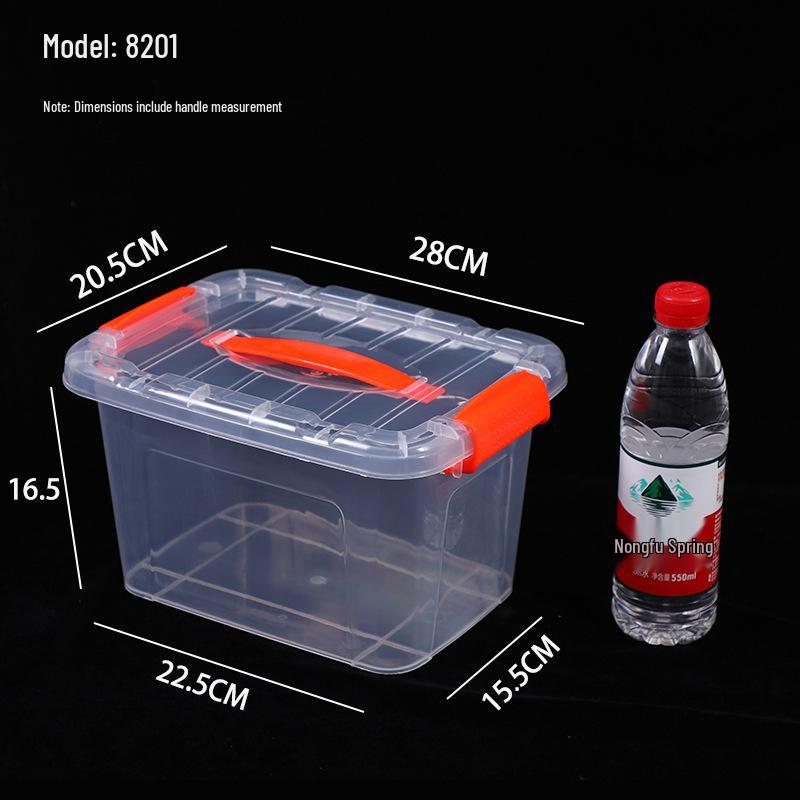 Large Transparent Handheld Food-Grade Storage Box