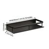 Black Shower Corner Shelves Space Aluminum Toilet Rack Modern Bathroom Shelves  for Kitchen