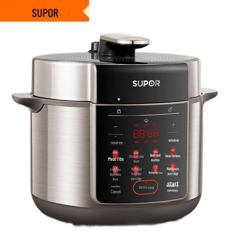 Supor 5L Smart Electric Pressure Cooker CN plug (adapter included)
