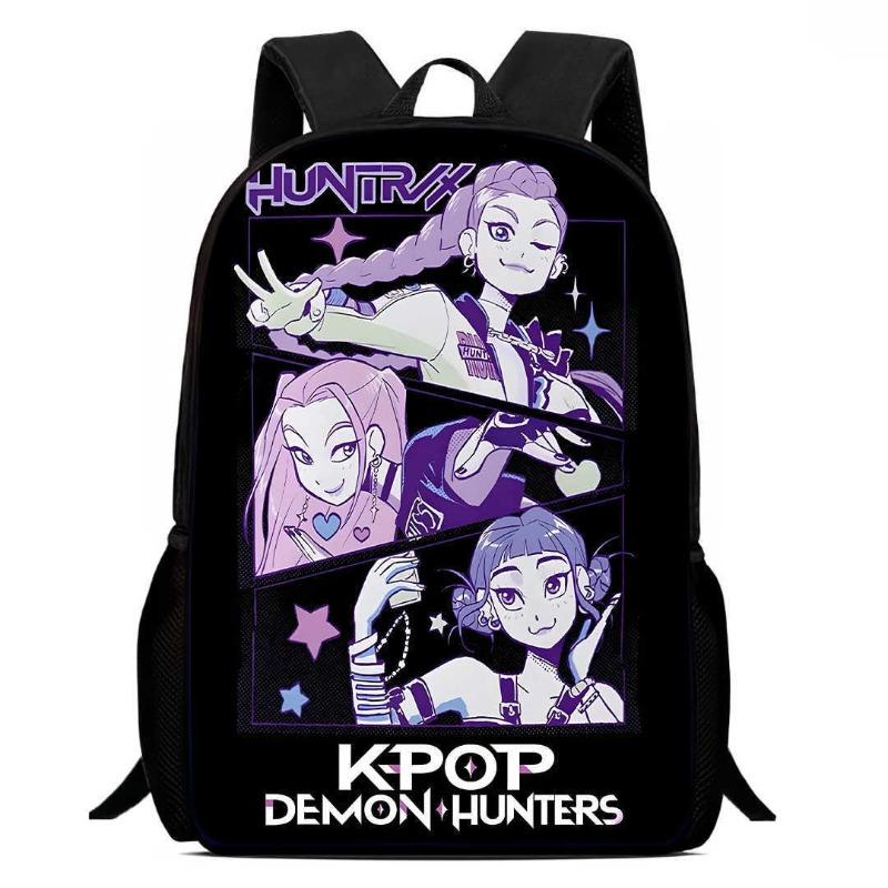 Neue Kpop Hexenjägerin Mädchengruppe Schultasche High-Definition-Druck Lässiger grenzüberschreitender leichter Rucksack