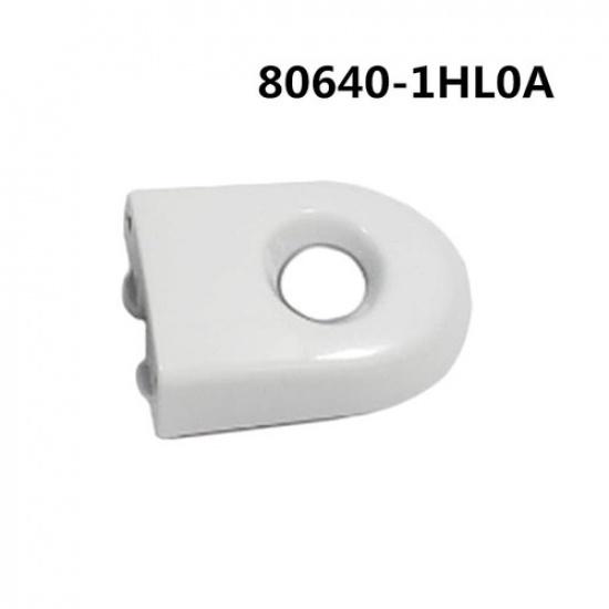 For Versa 2007-12 White Front Left Outside Door Handle Bezel Cover With Keyhole