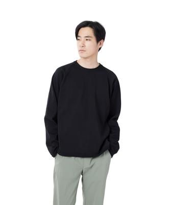 Water-Repellent Knit Pullover KN-26SU001, Men's/Women's, BLACK, M