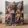 1pc Cozy Home Blanket: Perfect for Sofa, Bedroom, Living Room .W031